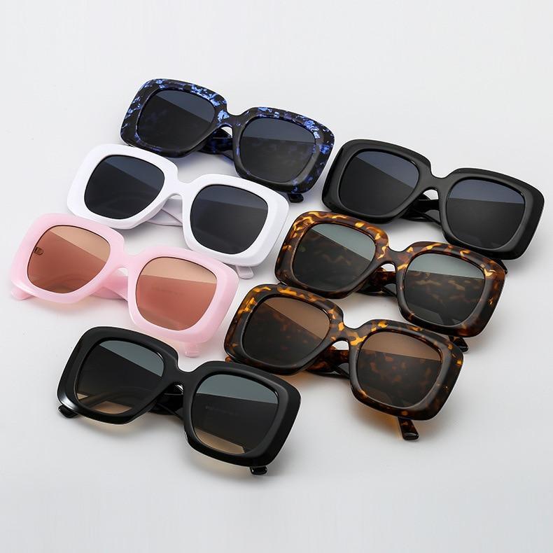 Oversized Leopard Unique & Attractive Designer Sunglasses For Women & Men Luxury Shades In Brown Square Size Sun Glasses Luxury Square Gradient Sun Glasses Shades Stevvex
