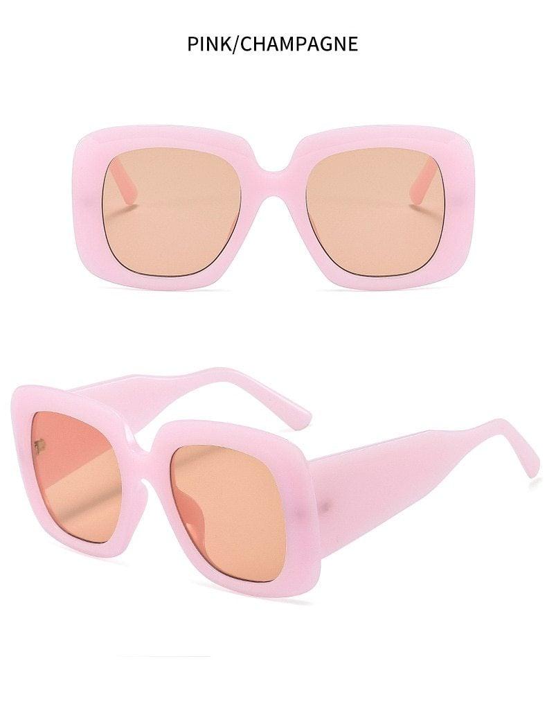 Oversized Leopard Unique & Attractive Designer Sunglasses For Women & Men Luxury Shades In Brown Square Size Sun Glasses Luxury Square Gradient Sun Glasses Shades Stevvex