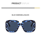 Oversized Leopard Unique & Attractive Designer Sunglasses For Women & Men Luxury Shades In Brown Square Size Sun Glasses Luxury Square Gradient Sun Glasses Shades Stevvex
