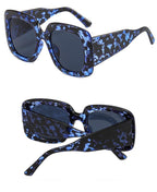 Oversized Leopard Unique & Attractive Designer Sunglasses For Women & Men Luxury Shades In Brown Square Size Sun Glasses Luxury Square Gradient Sun Glasses Shades Stevvex