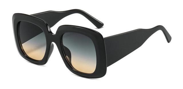Oversized Leopard Unique & Attractive Designer Sunglasses For Women & Men Luxury Shades In Brown Square Size Sun Glasses Luxury Square Gradient Sun Glasses Shades Stevvex