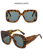 Oversized Leopard Unique & Attractive Designer Sunglasses For Women & Men Luxury Shades In Brown Square Size Sun Glasses Luxury Square Gradient Sun Glasses Shades Stevvex
