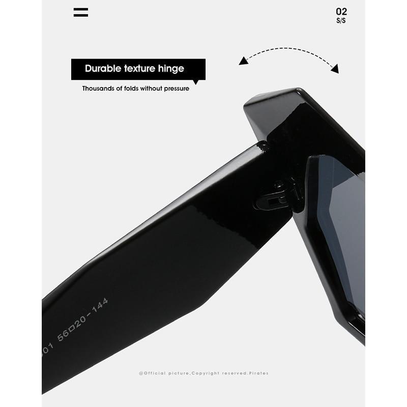 Oversized Square Cateye Polarized Sunglasses Big Trendy Style Fashionable Personality Big Frame Sunglasses New Fashionable & Popular Street Style Sunglasses For Women Stevvex