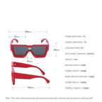 Oversized Square Shape Sunglasses For Women & Men New  Luxury Design Sun Glasses For Female New Fashionable  Large Frame Silver Mirror Eyewear Stevvex