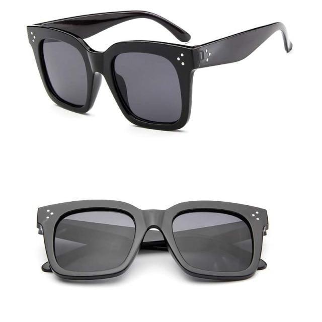 Oversized Women Square Retro Sunglasses Women Elegant Glasses For Women Luxury Eyeglasses Design Women/Men Ladies Fashion Comfortable Sunglasses Stevvex