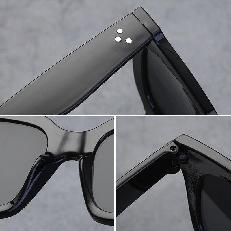 Oversized Women Square Retro Sunglasses Women Elegant Glasses For Women Luxury Eyeglasses Design Women/Men Ladies Fashion Comfortable Sunglasses Stevvex