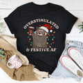 Overstimulate & Festive Af Tee Peachy Sunday