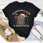 Overstimulate & Festive Af Tee Peachy Sunday