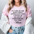 Overthinking Mom Tee - SJB-DIAMOND ELITES