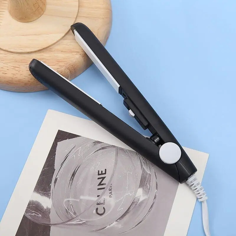 Mini Portable Hair Iron Hair Straightener Curler Professional Hair Irons Ceramic Pi-Mart