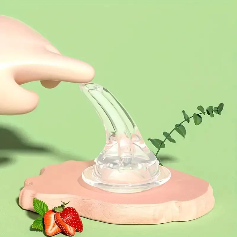 Silicone Baby Medicine Feeding Syringe and Pacifier Device Pi-Mart