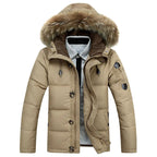 Short Solid Color Thick Down Jacket Pi-Mart