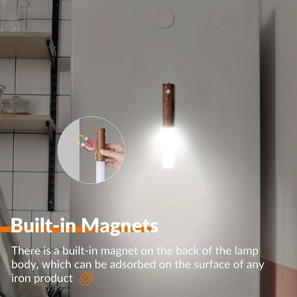 Wood Motion Sensor Light Pi-Mart