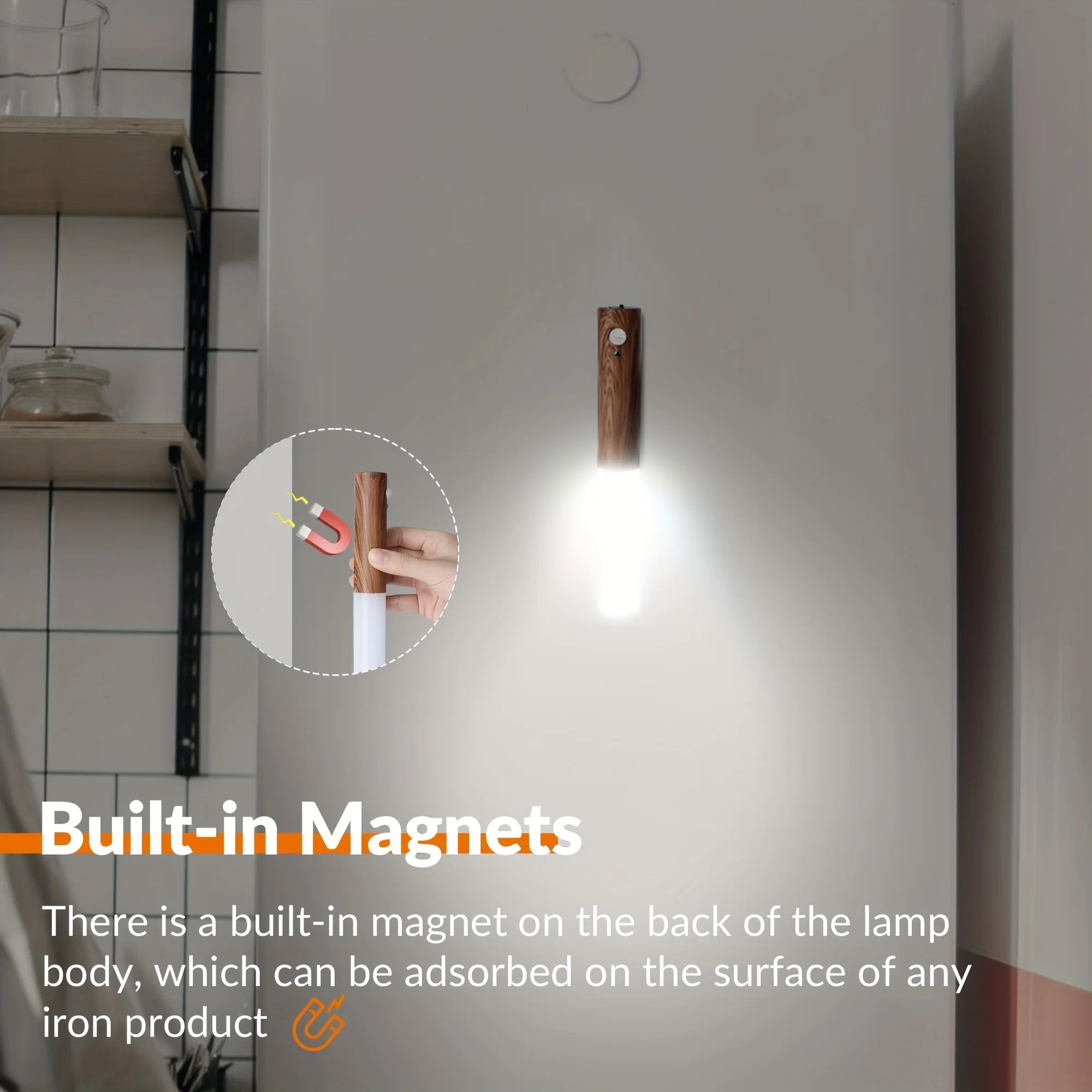 Wood Motion Sensor Light Pi-Mart