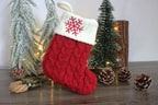 Knitted Christmas Letter Socks Pi-Mart