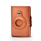 Airtag Money Bag Leather Pi-Mart