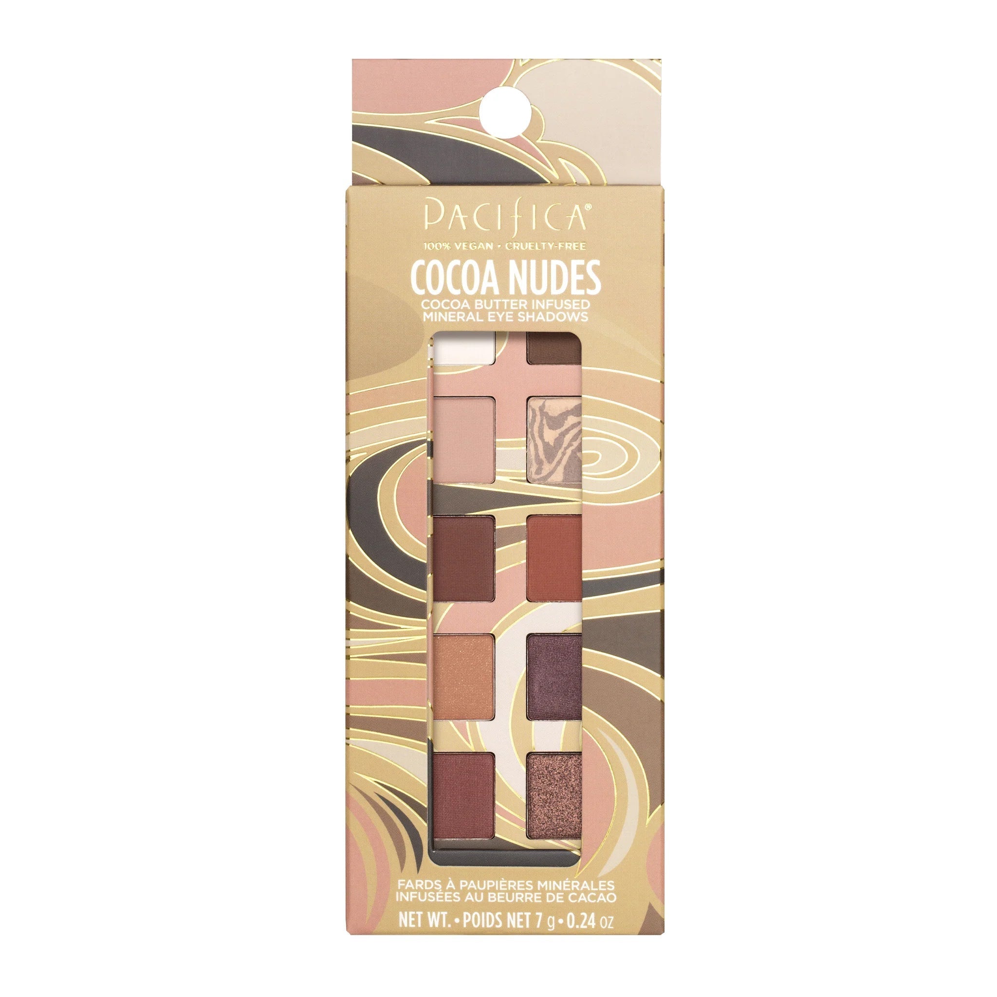 Pacifica COCOA NUDES Cocoa Butter Infused Mineral Eye Shadows - New This is Beauty US