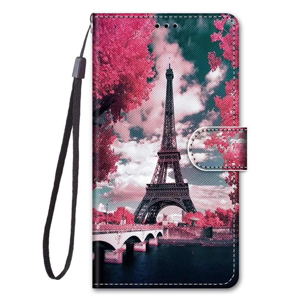 Painted Leather Flip Phone Case For Xiaomi Redmi 8 9 9A 9C 9T Redmi 10 Lion Cat Butterfly Wallet Card Holder Stand Book Cover Colorful PU Leather Wallet Flip Cover Shockproof Card Slots Holder Side Pocket Magnetic Closure Stylish Case Stevvex