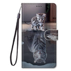 Painted Leather Flip Phone Case For Xiaomi Redmi 8 9 9A 9C 9T Redmi 10 Lion Cat Butterfly Wallet Card Holder Stand Book Cover Colorful PU Leather Wallet Flip Cover Shockproof Card Slots Holder Side Pocket Magnetic Closure Stylish Case Stevvex