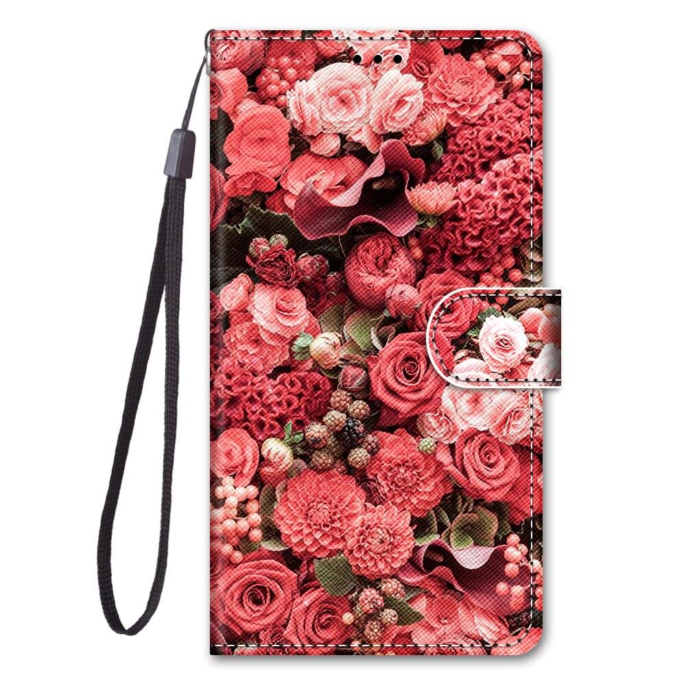 Painted Leather Flip Phone Case For Xiaomi Redmi 8 9 9A 9C 9T Redmi 10 Lion Cat Butterfly Wallet Card Holder Stand Book Cover Colorful PU Leather Wallet Flip Cover Shockproof Card Slots Holder Side Pocket Magnetic Closure Stylish Case Stevvex