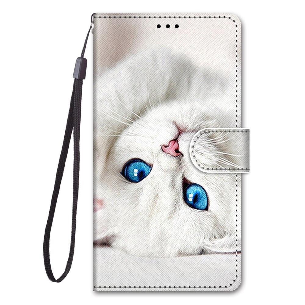 Painted Leather Flip Phone Case For Xiaomi Redmi 8 9 9A 9C 9T Redmi 10 Lion Cat Butterfly Wallet Card Holder Stand Book Cover Colorful PU Leather Wallet Flip Cover Shockproof Card Slots Holder Side Pocket Magnetic Closure Stylish Case Stevvex