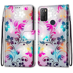 Painted Leather Flip Phone Case For Xiaomi Redmi 8 9 9A 9C 9T Redmi 10 Lion Cat Butterfly Wallet Card Holder Stand Book Cover Colorful PU Leather Wallet Flip Cover Shockproof Card Slots Holder Side Pocket Magnetic Closure Stylish Case Stevvex