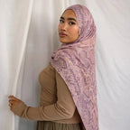 Painted Watercolor Modal Hijab in Bohemian Style (MH141)