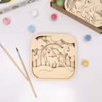 3D DIY Wood Painting Kit for Kids – Unicorn