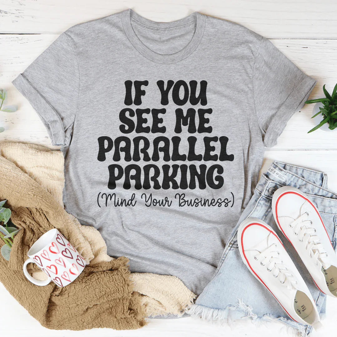 Parallel Parking Tee Peachy Sunday