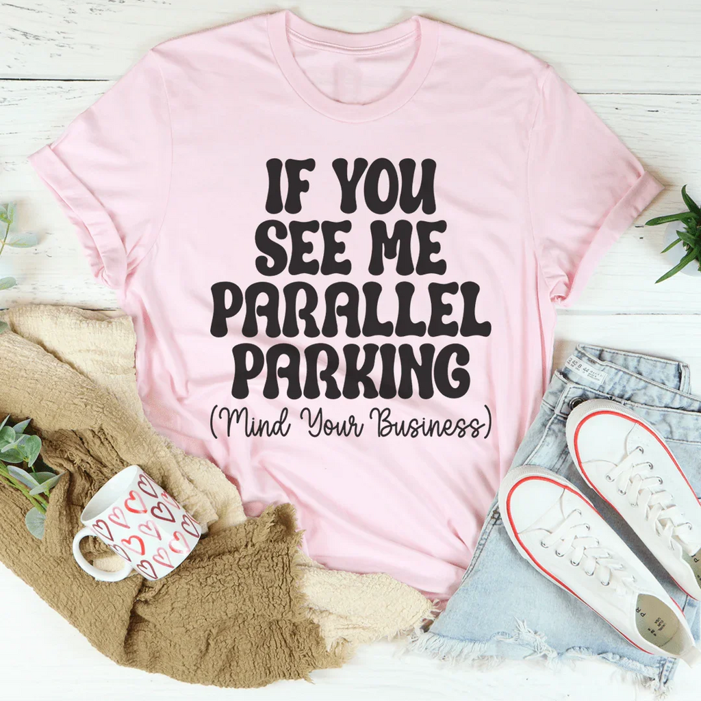 Parallel Parking Tee Peachy Sunday