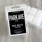 Velvet Moss And Citrus Luxury Scented Candle Park Ave White Or Black Label BandsCo Straps