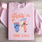 Party In The USA Sweatshirt Peachy Sunday
