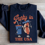Party In The USA Sweatshirt Peachy Sunday