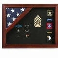 The Patriot Flag Display Case, American flag display Case The Military Gift Store