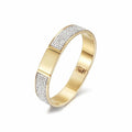 Pave Crystal Gold Bangle Bracelet Women Elegant Sparkle BandsCo Straps