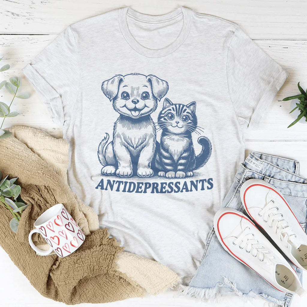Pawsitive Vibes Tee Peachy Sunday