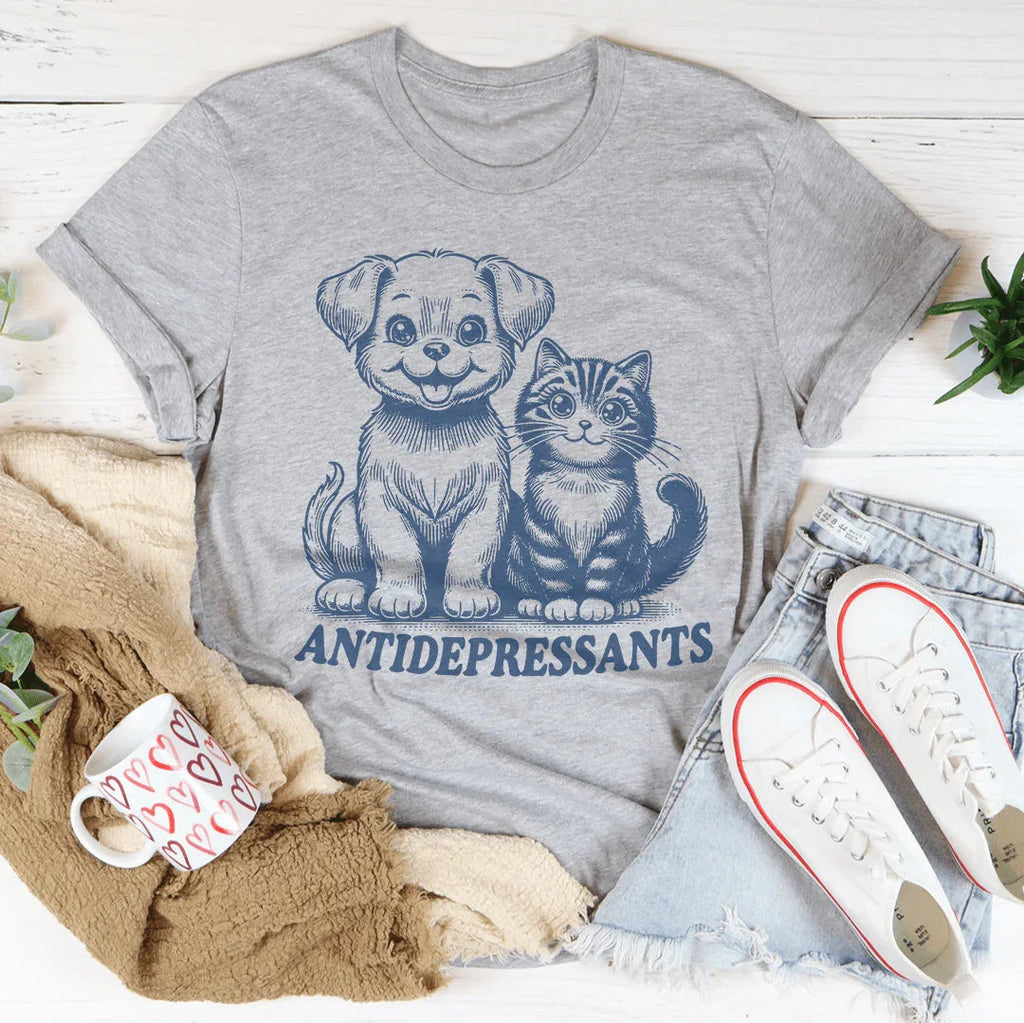 Pawsitive Vibes Tee Peachy Sunday