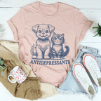 Pawsitive Vibes Tee Peachy Sunday