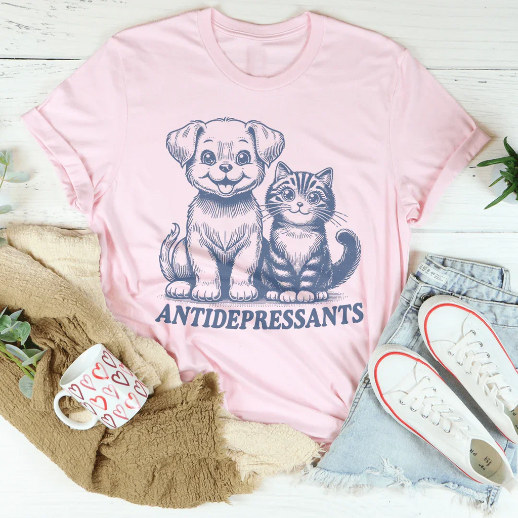 Pawsitive Vibes Tee Peachy Sunday