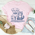 Pawsitive Vibes Tee Peachy Sunday