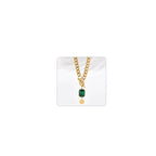 Dabovos 18K Gold Plated Chunky Toggle Necklaces for Women Dainty Cuban Choker Necklaces Cubic Zirconia Pendant Toggle Necklaces Trendy Herringbone Snake Chain Necklace Jewelry Gifts