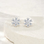 Pear Cut Cluster Moissanite Stud Earrings 3x5mm S925 Silver 18K Gold Plated BandsCo Straps