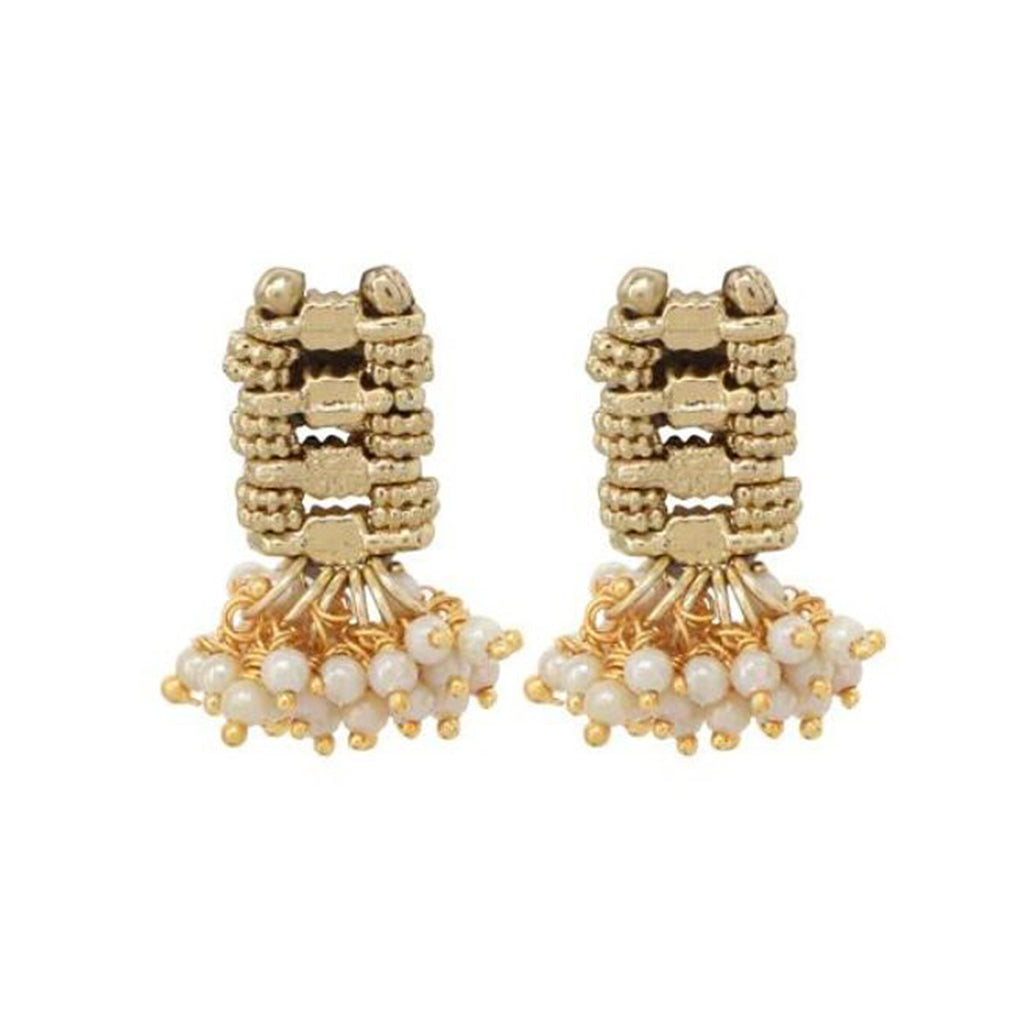 Pearl Cotton Thread Earrings Handcrafted Boho Lightweight Statement Dangle BandsCo Straps