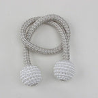 Pearl Magnetic Curtain Clip Curtain Holder Tieback Buckle Clips Hanging Ball Buckle Tie Back Curtain Accessories Home Decor  Decorative Curtain Holdbacks Crystal Tie Backs For Curtains Curtain Holders For Window Draperies Stevvex