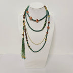 Luxury Pearl & Crystal Layered Necklace Set | Premium Multi-Layer Statement Necklace for Special Occasions (MAC347)