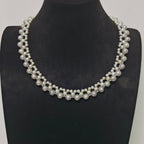Luxury Pearl & Crystal Layered Necklace Set | Premium Multi-Layer Statement Necklace for Special Occasions (MAC347)