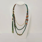 Luxury Pearl & Crystal Layered Necklace Set | Premium Multi-Layer Statement Necklace for Special Occasions (MAC347)
