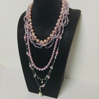 Luxury Pearl & Crystal Layered Necklace Set | Premium Multi-Layer Statement Necklace for Special Occasions (MAC347)
