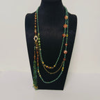 Luxury Pearl & Crystal Layered Necklace Set | Premium Multi-Layer Statement Necklace for Special Occasions (MAC347)