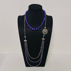 Luxury Pearl & Crystal Layered Necklace Set | Premium Multi-Layer Statement Necklace for Special Occasions (MAC347)
